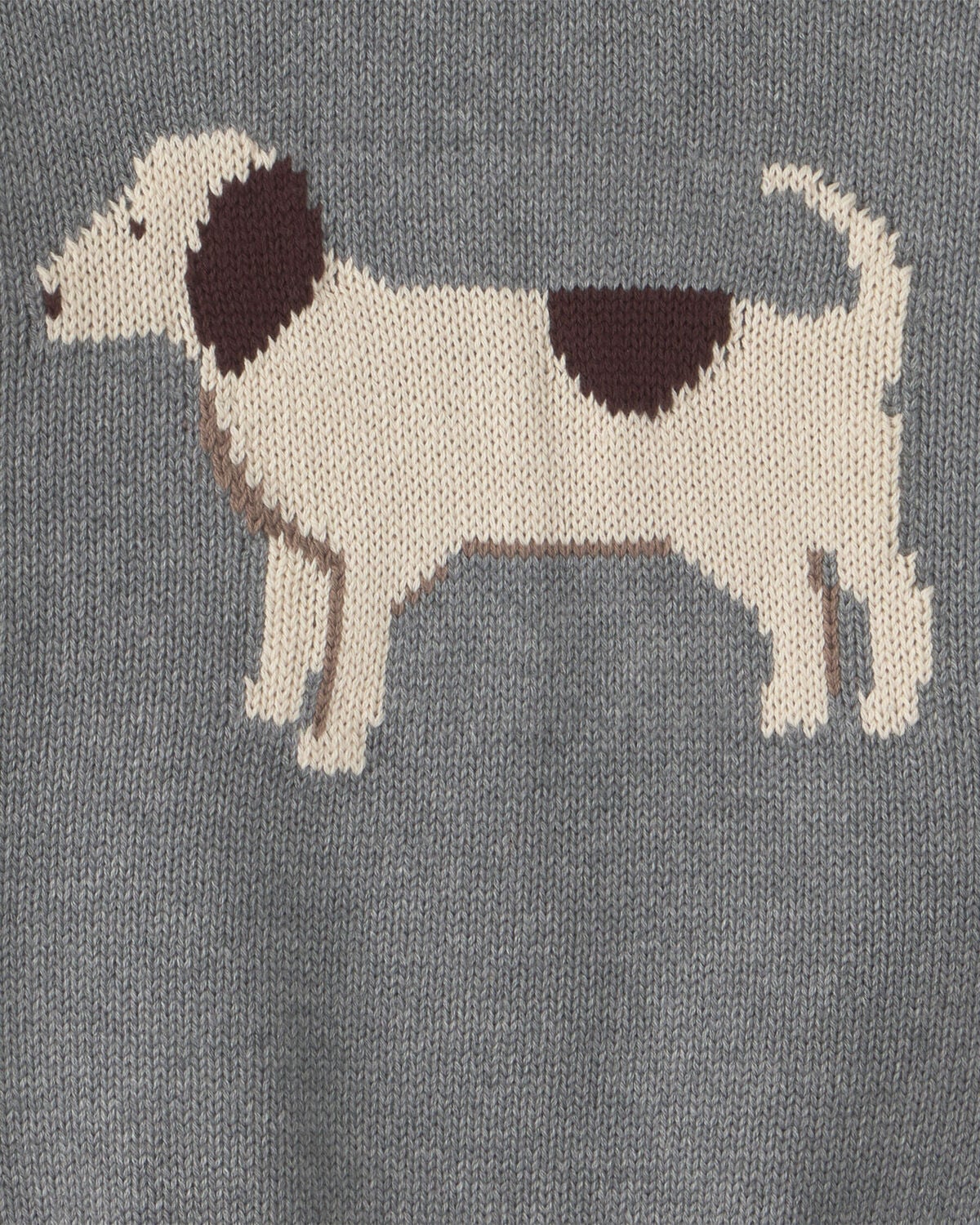 Toddler Organic Cotton Dog Sweater Knit Pullover - Image 4
