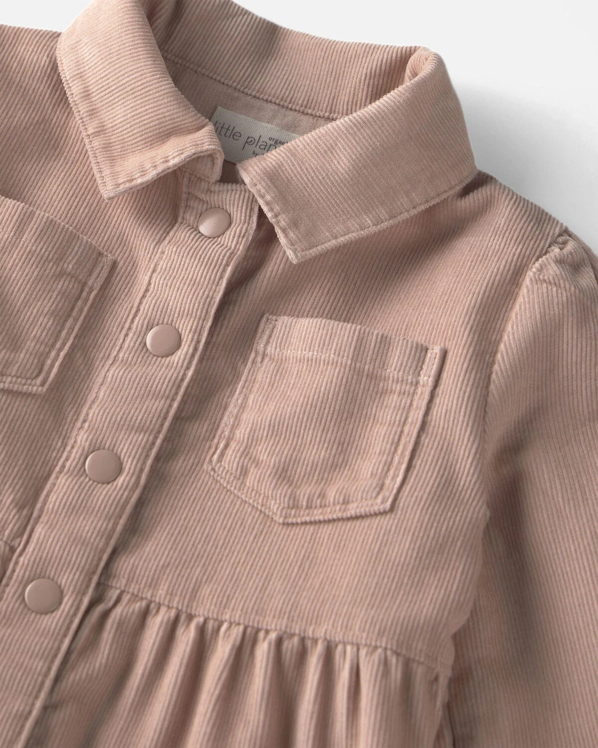 Toddler Girl Organic Cotton Corduroy Dress - Image 4