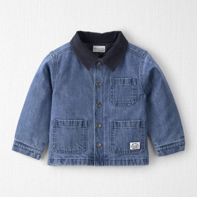 Toddler Organic Cotton Denim Barn Jacket