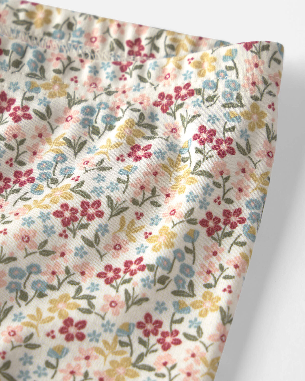 Toddler Girl 2-Piece Organic Cotton Pajamas in Floral - Image 2