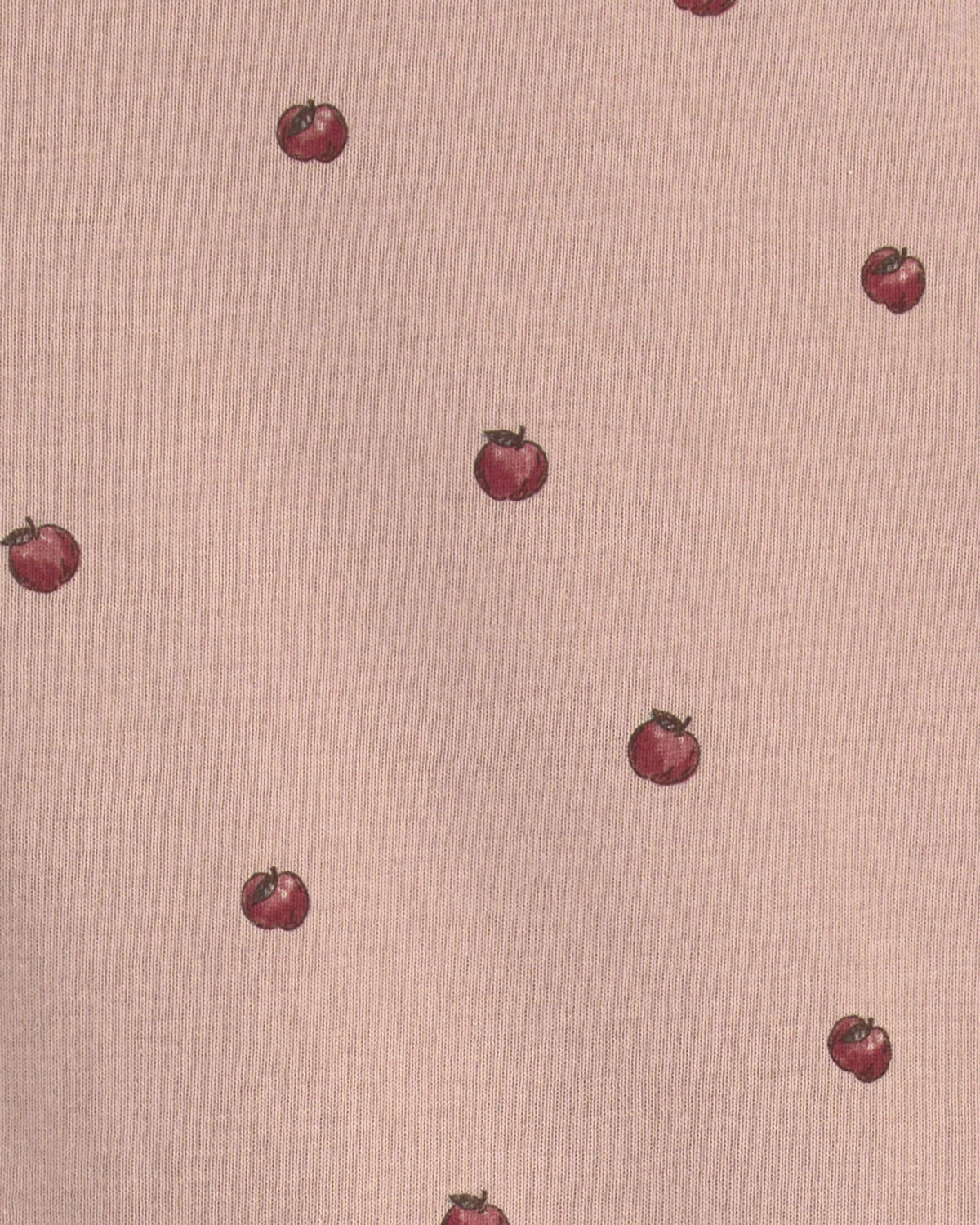 Toddler Girl 2-Piece Organic Cotton Pajamas in Apples - Image 3