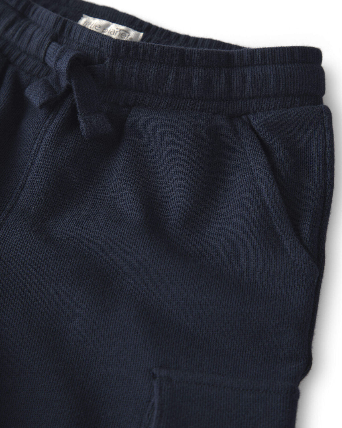Toddler Boy Organic Cotton French Terry Cargo Pants - Image 4