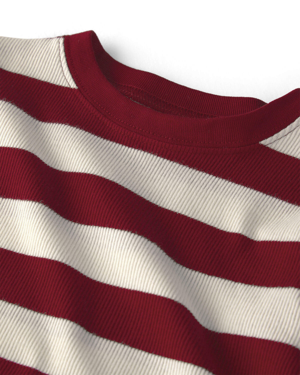 Toddler 2-Piece Organic Cotton Ribbed Pajamas in Stripes - Image 2