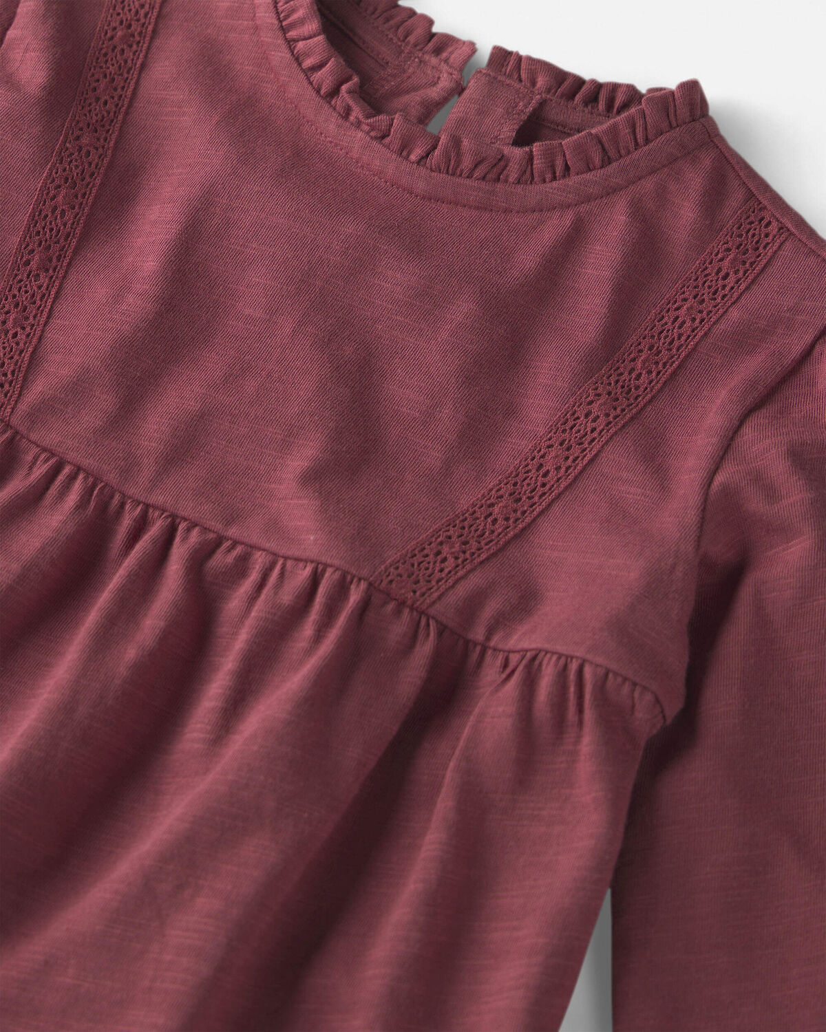 Toddler Girl Organic Cotton Peplum Top - Image 2