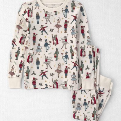 Toddler 2-Piece Organic Cotton Pajamas in Nutcracker