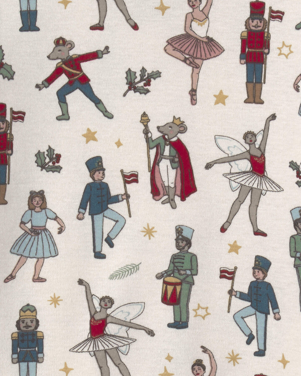 Toddler 2-Piece Organic Cotton Pajamas in Nutcracker - Image 3