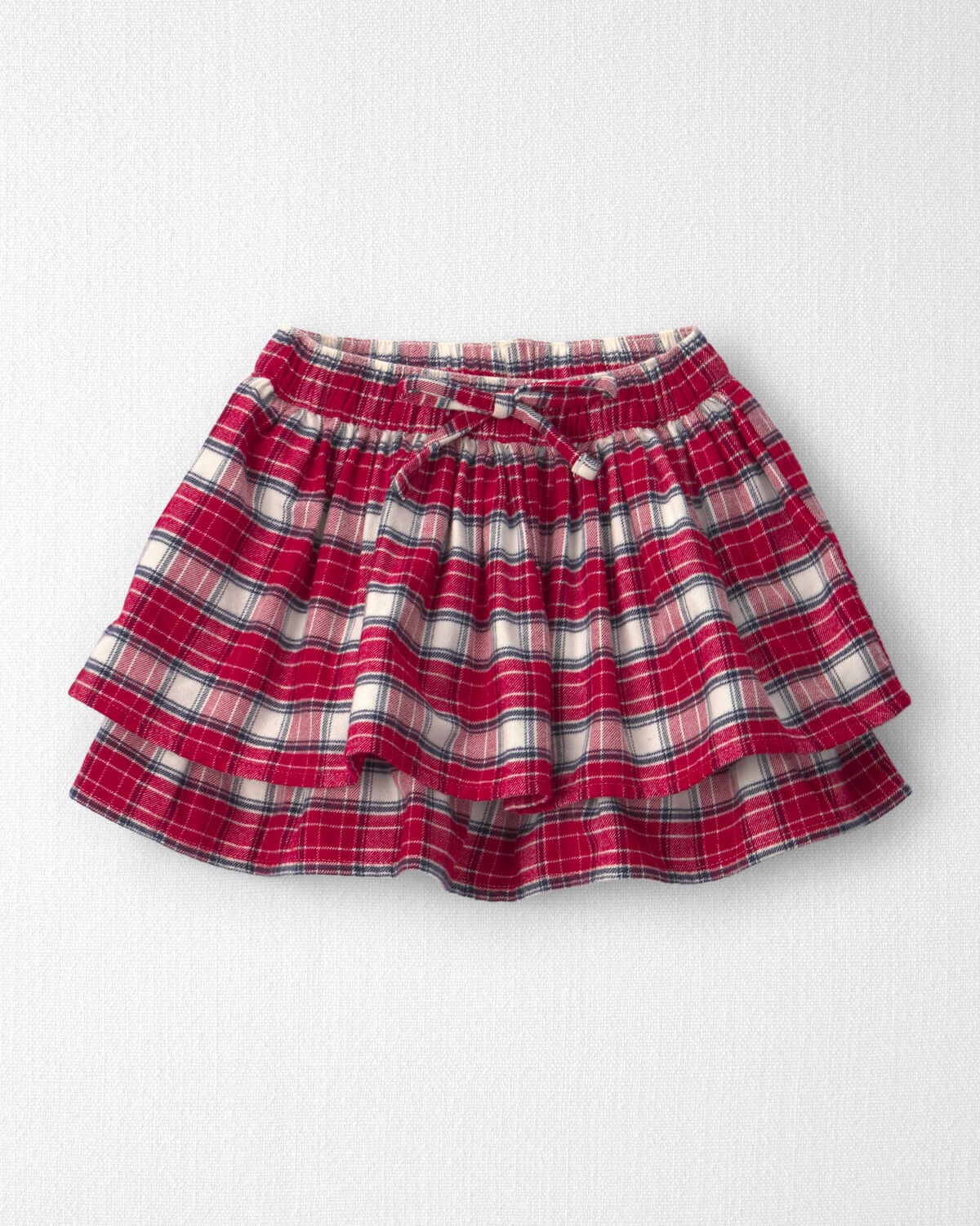 Toddler Girl Organic Cotton Flannel Skirt