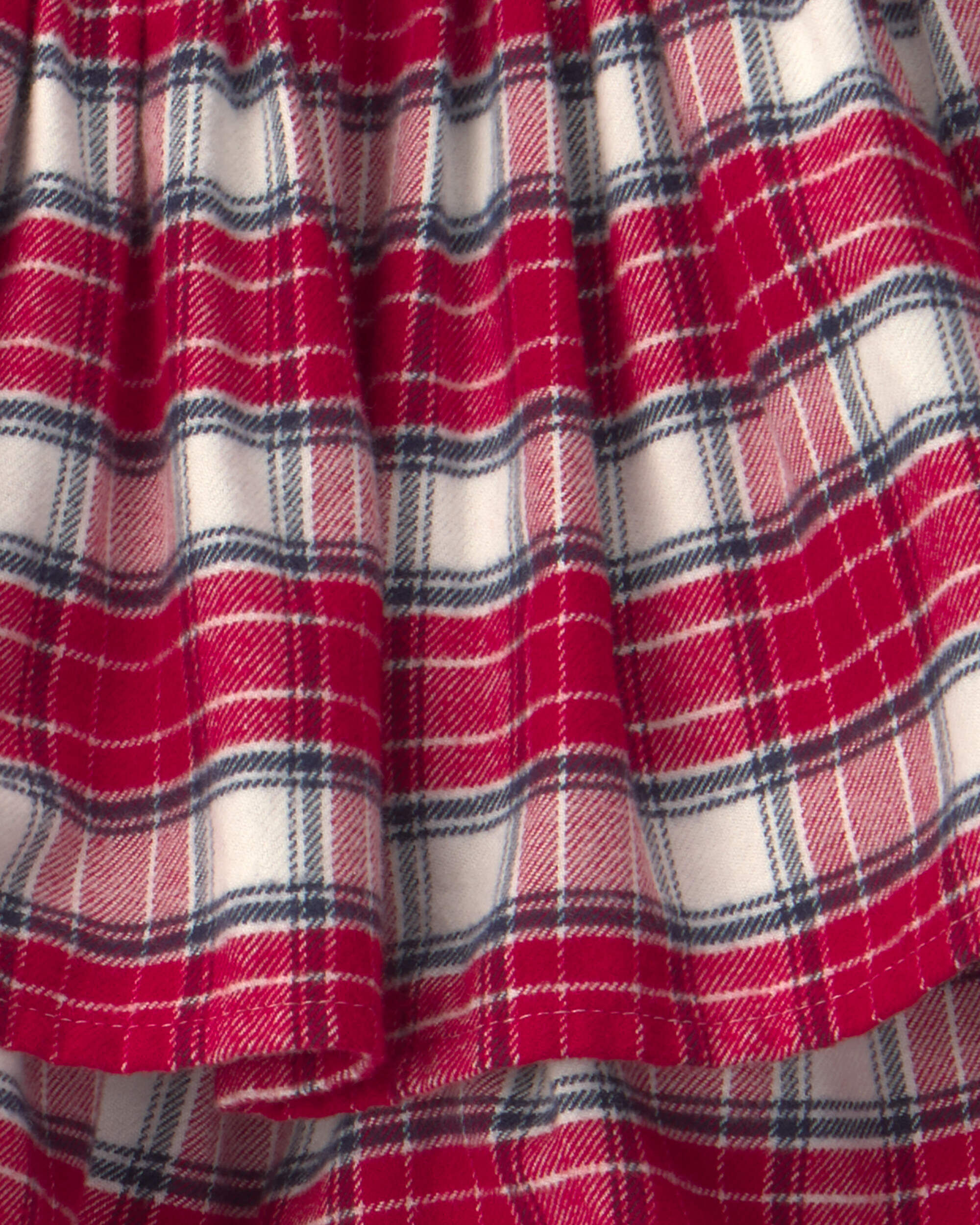 Toddler Girl Organic Cotton Flannel Skirt - Image 4