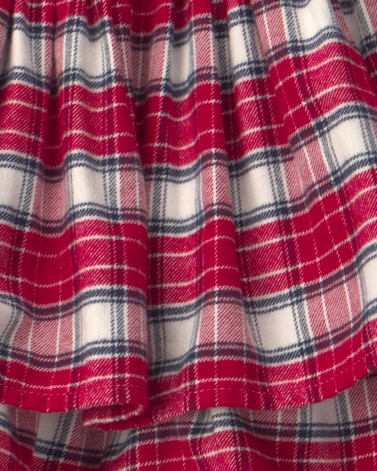 Toddler Girl Organic Cotton Flannel Skirt - Image 2