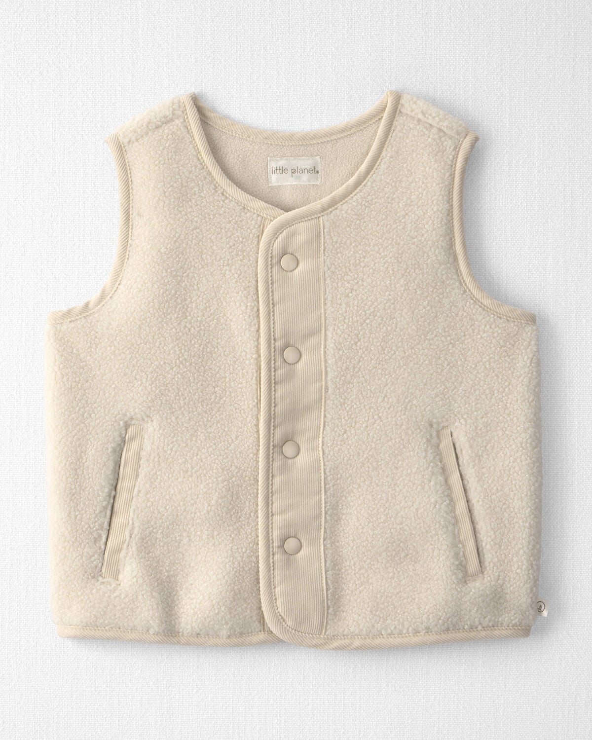Toddler Recycled Teddy Fleece Vest
