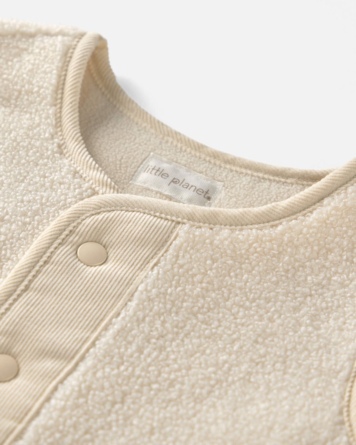 Toddler Recycled Teddy Fleece Vest - Image 2