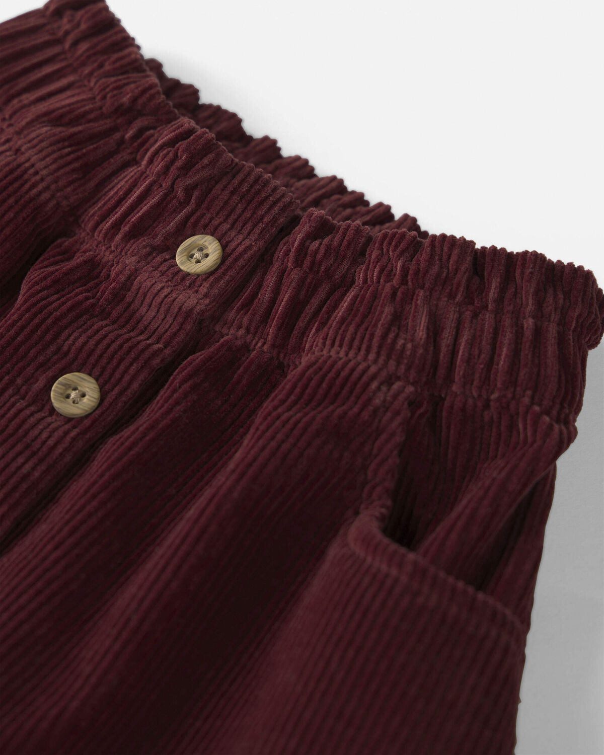 Toddler Girl Organic Cotton Corduroy Skirt - Image 2