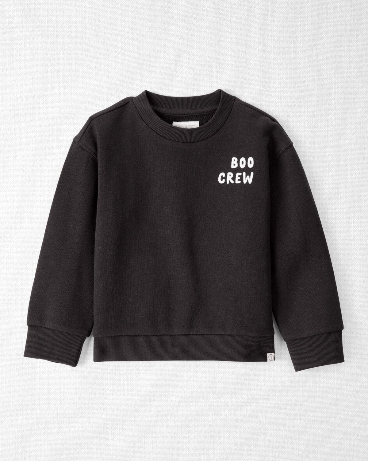 Toddler Organic Cotton 'Boo Crew' French Terry Sweatshirt