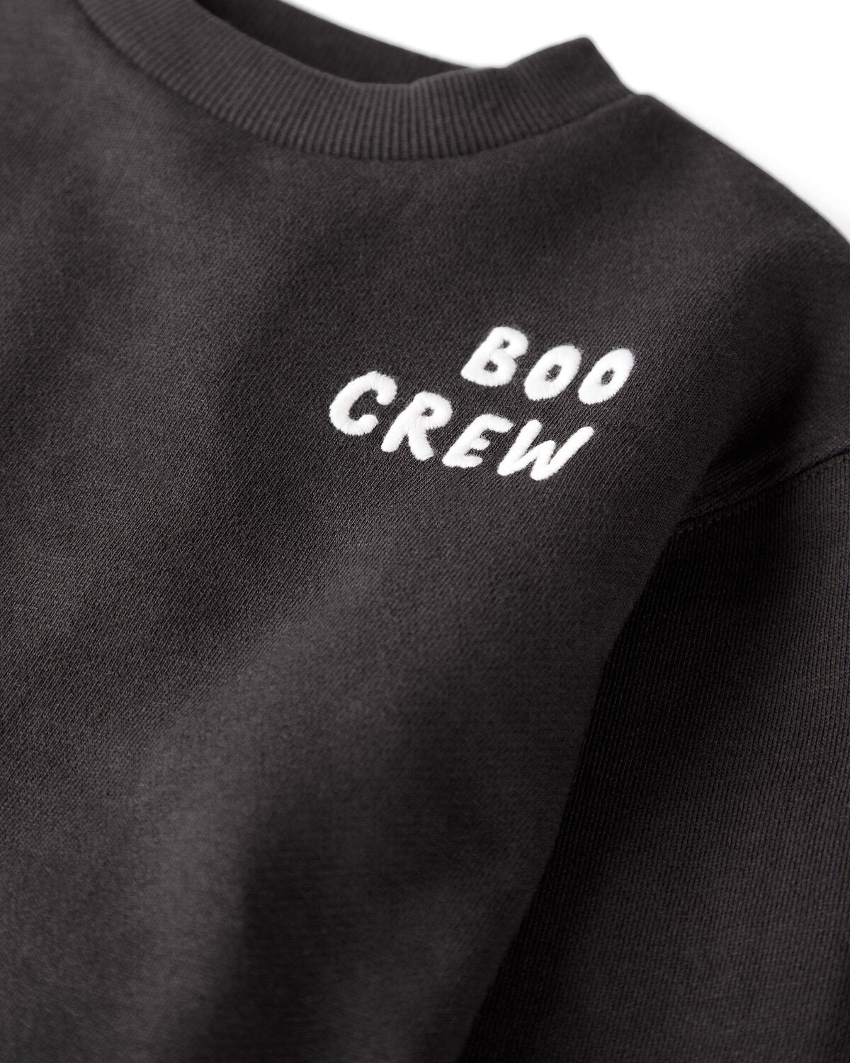 Toddler Organic Cotton 'Boo Crew' French Terry Sweatshirt - Image 2