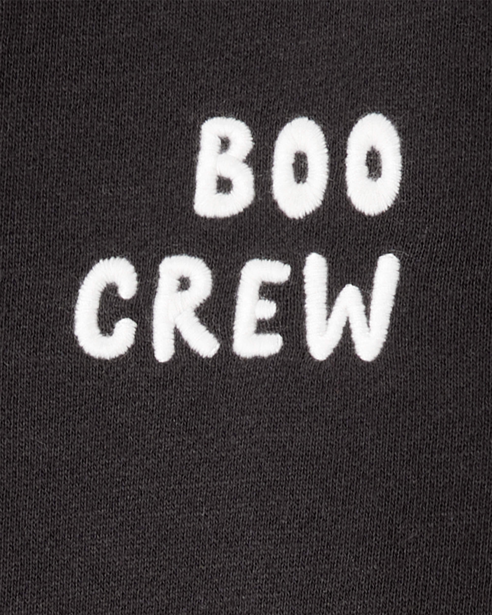 Toddler Organic Cotton 'Boo Crew' French Terry Sweatshirt - Image 4