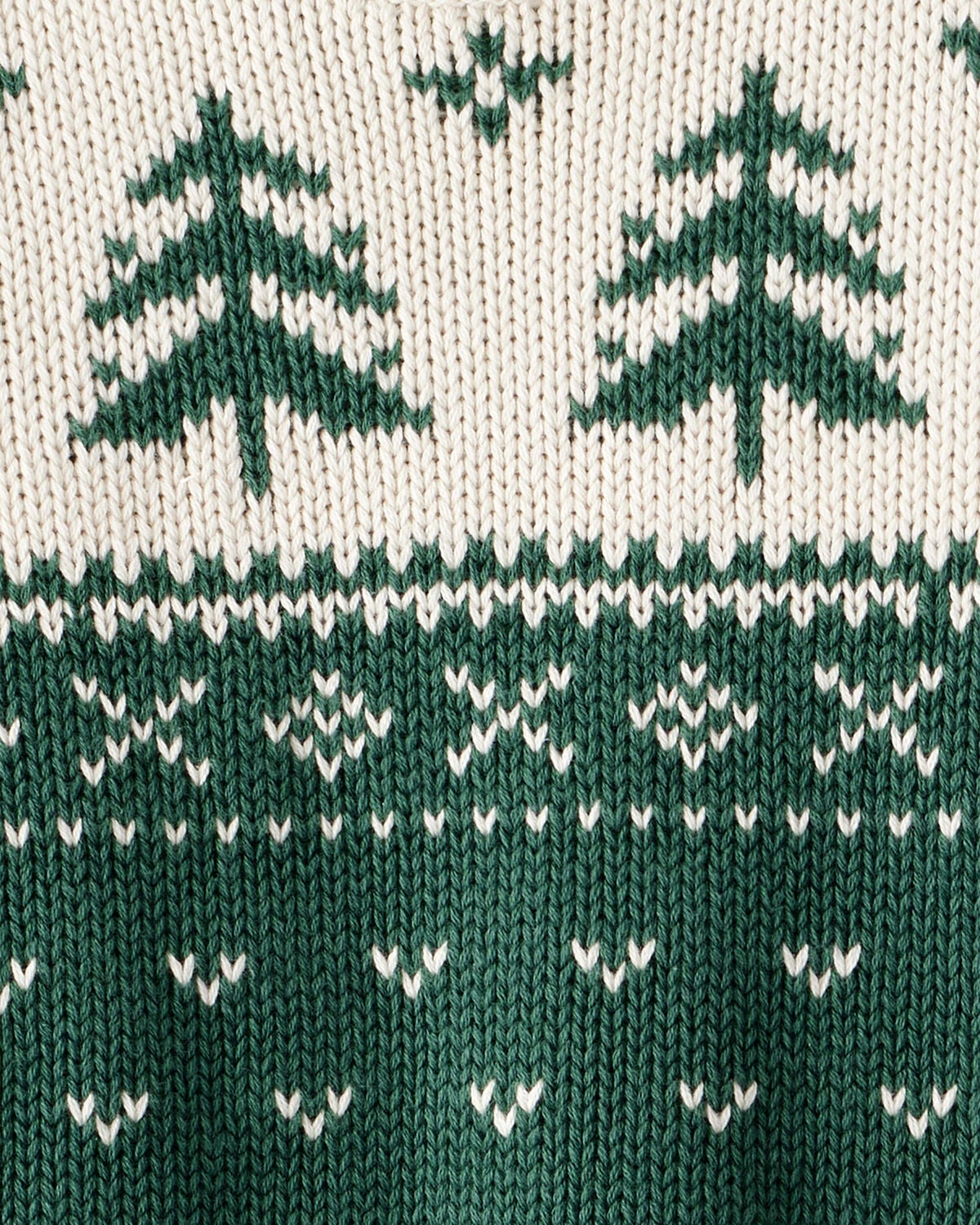 Toddler Organic Cotton Fair Isle Sweater Knit Pullover - Image 4