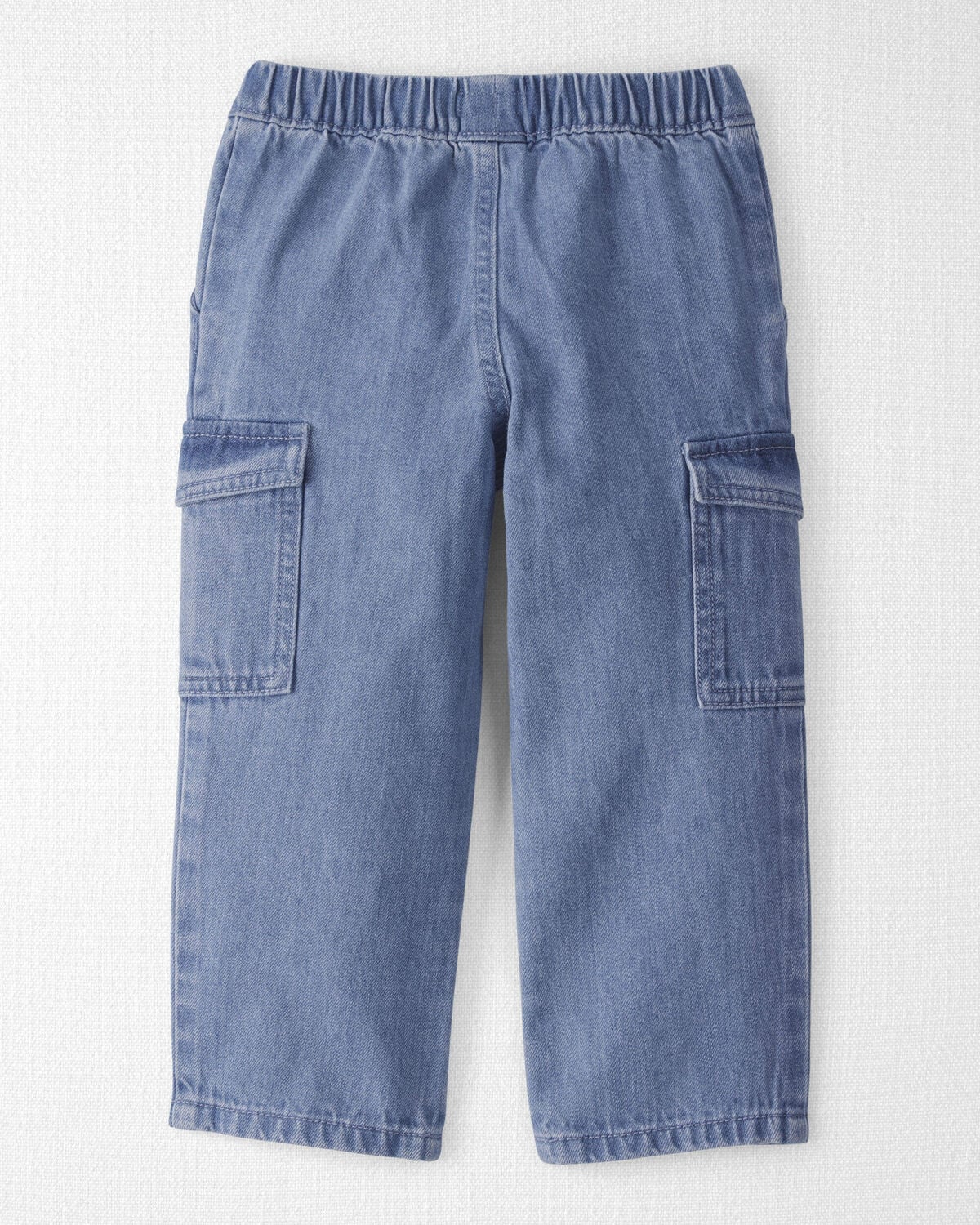 Toddler Organic Cotton Denim Cargo Pants - Image 2
