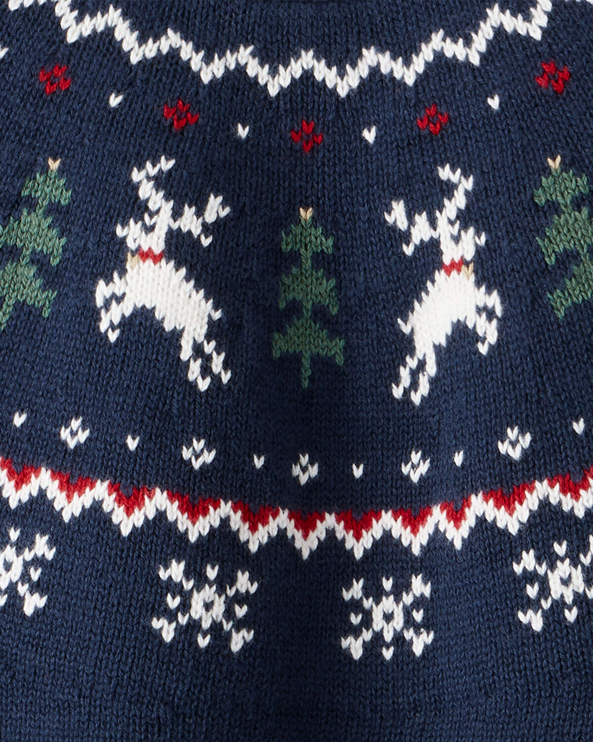 Toddler Organic Cotton Fair Isle Sweater Knit Pullover - Image 4