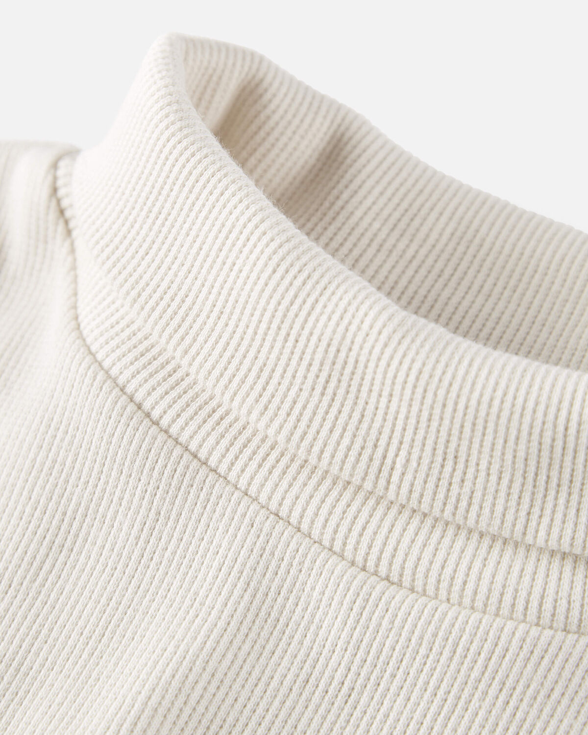 Toddler 2-Pack Organic Cotton Rib Mock Neck Tops - Image 2