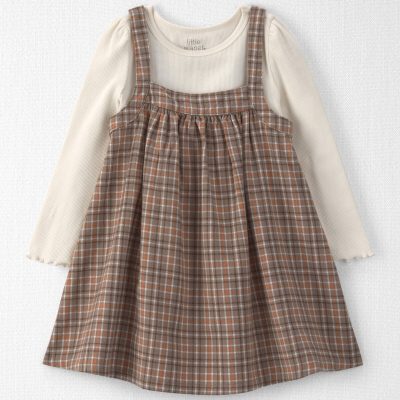 Toddler Girl 2-Piece Organic Cotton Jumper Set