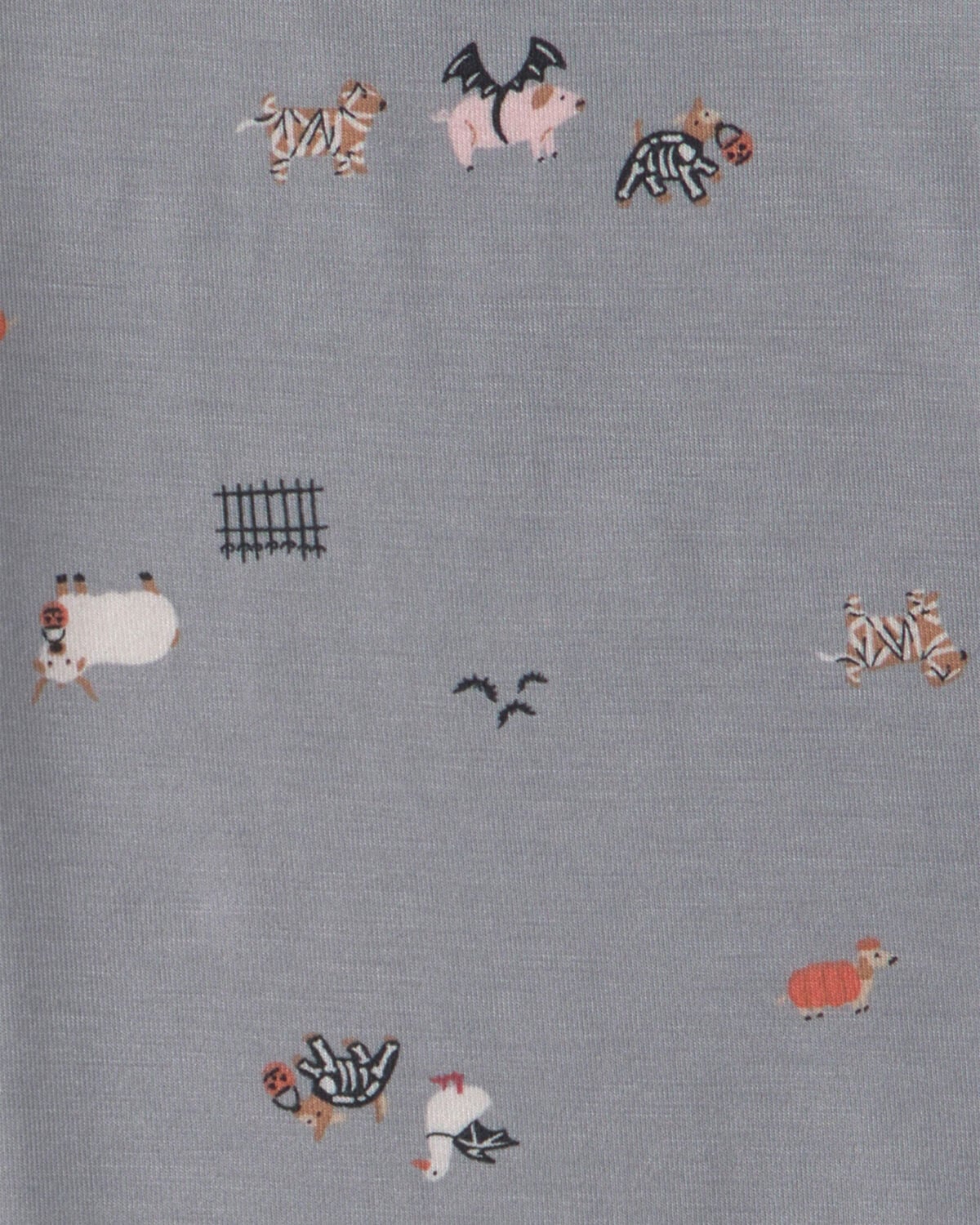 Toddler 2-Piece Halloween PurelySoft™ Snug Fit Pajama Set - Grey - Image 4