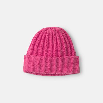 Toddler Girl Ribbed Beanie - Pink