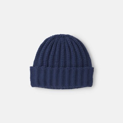 Toddler Boy Ribbed Beanie - Navy