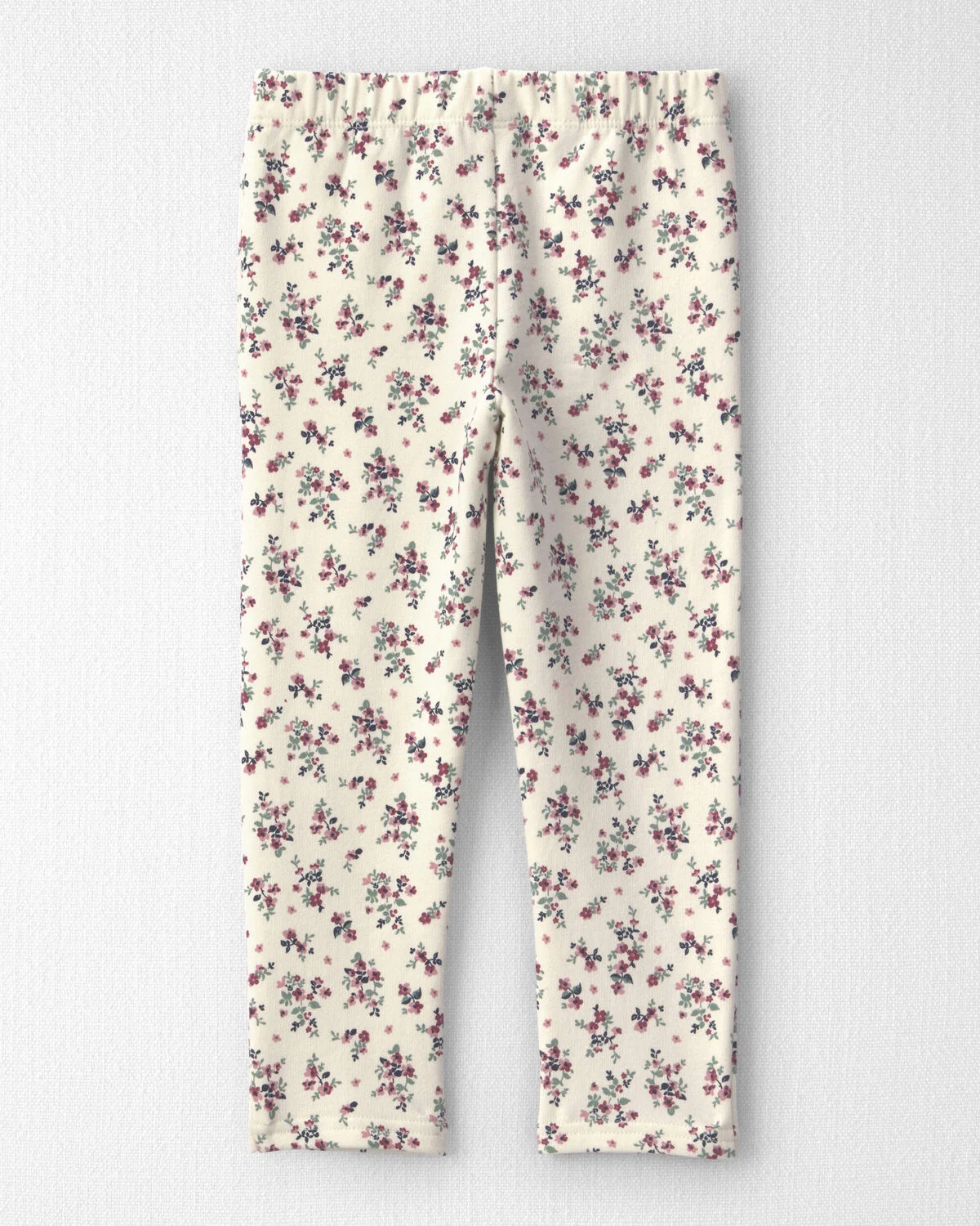 Toddler Girl 2-Pack Recycled Fleece Bottoms Made with Organic Cotton - Image 2