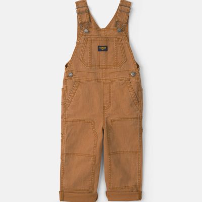 Toddler Overalls - Brown