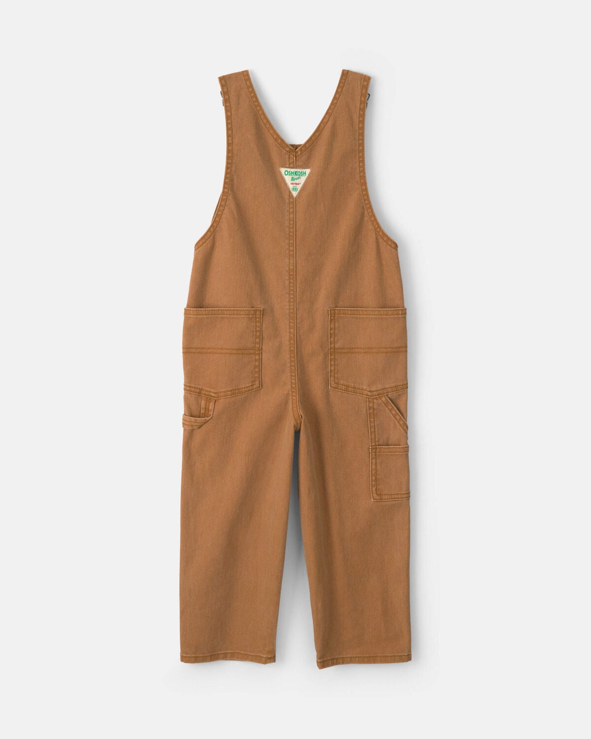 Toddler Overalls - Brown - Image 2
