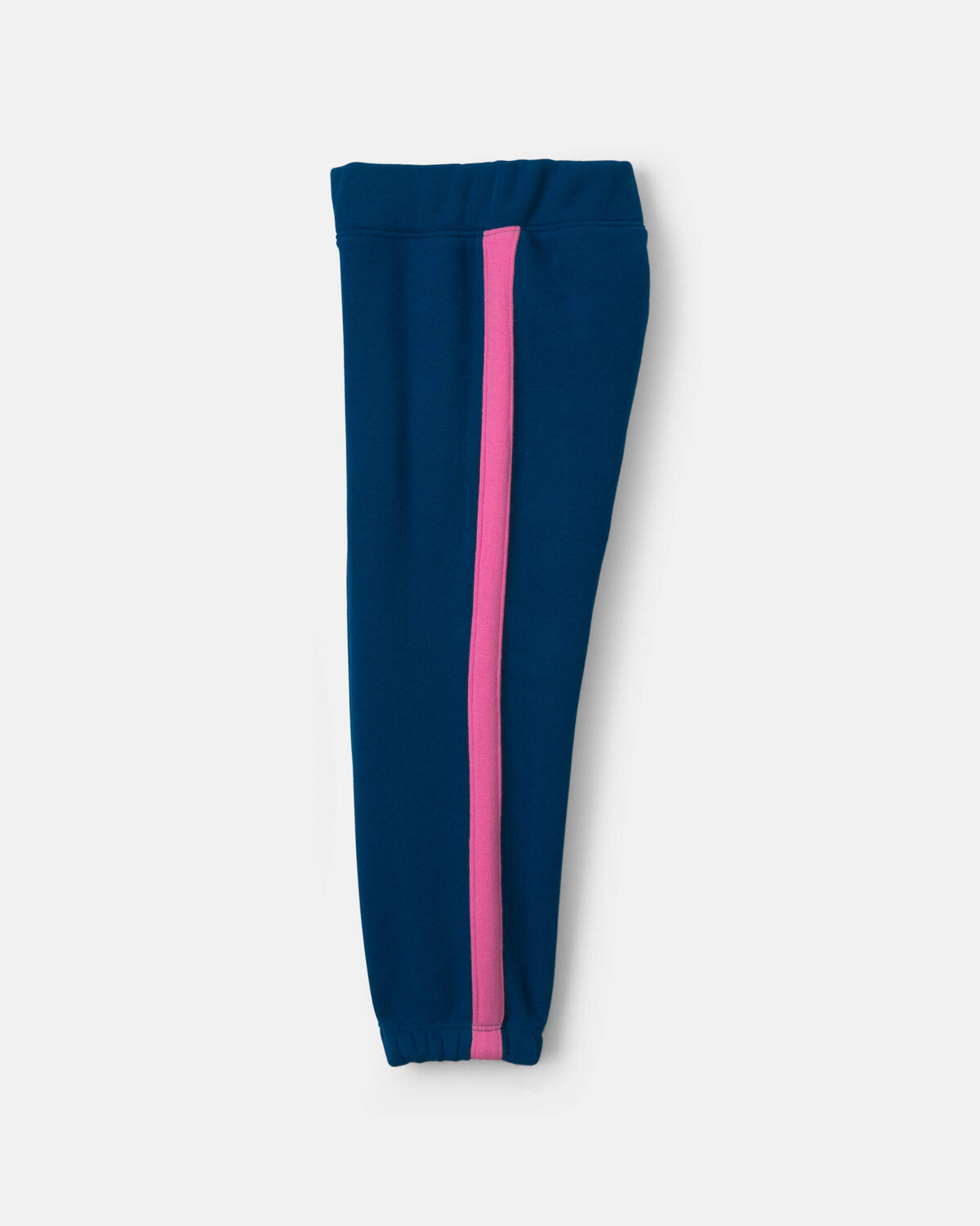 Toddler Girl 3-Piece Striped Poplin Long-Sleeve Layering Set - Pink/Navy Blue - Image 3