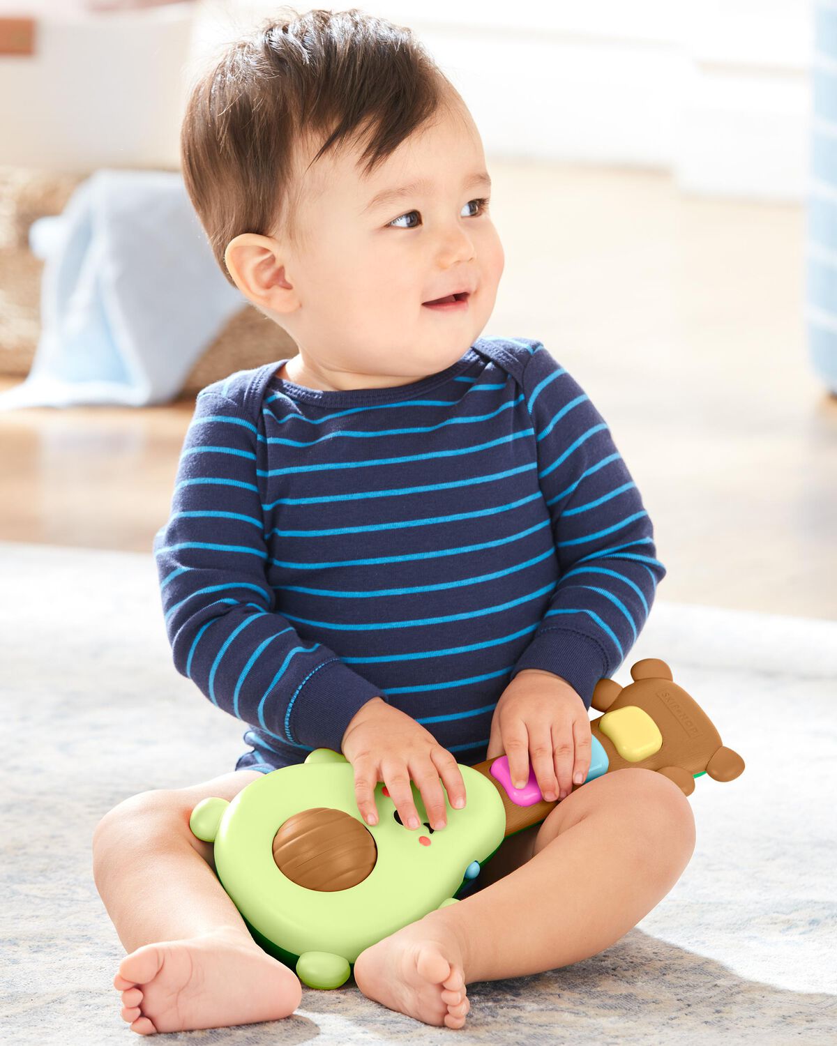 Farmstand Rock-A-Mole Guitar Baby Toy - Image 6