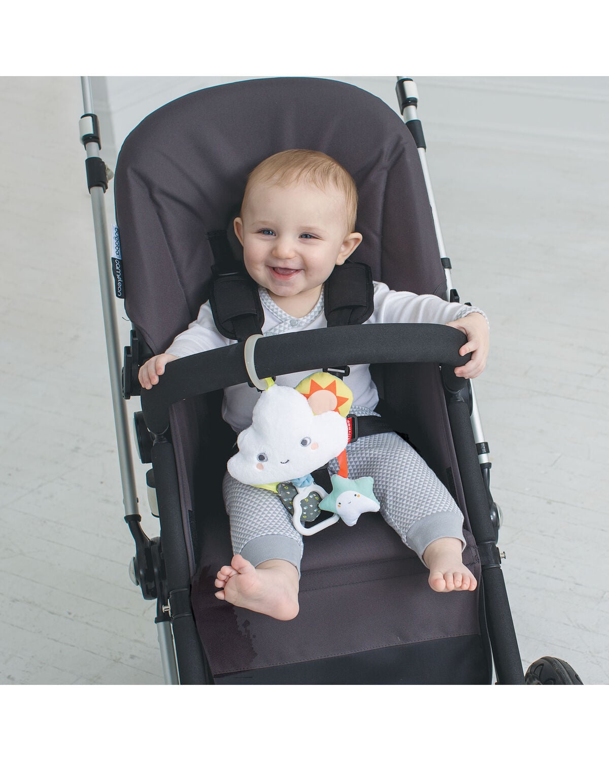 Silver Lining Cloud Jitter Stroller Baby Toy - Image 2