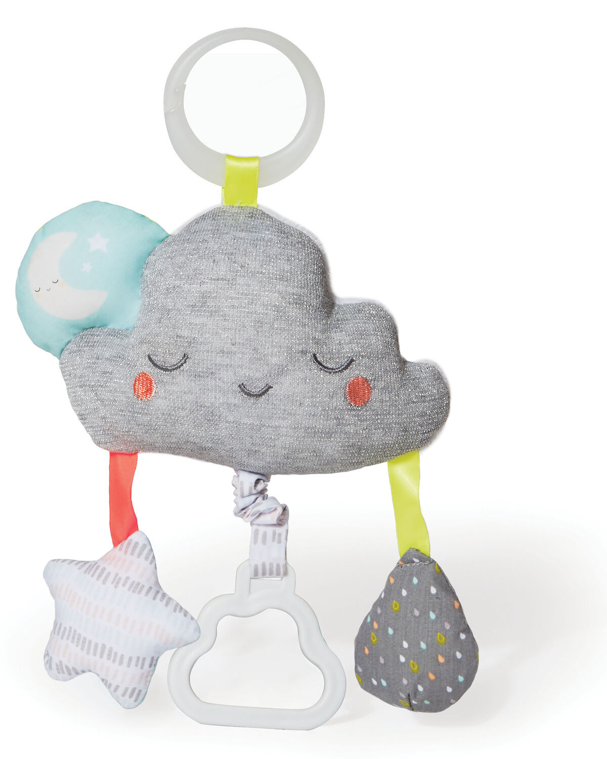 Silver Lining Cloud Jitter Stroller Baby Toy - Image 3