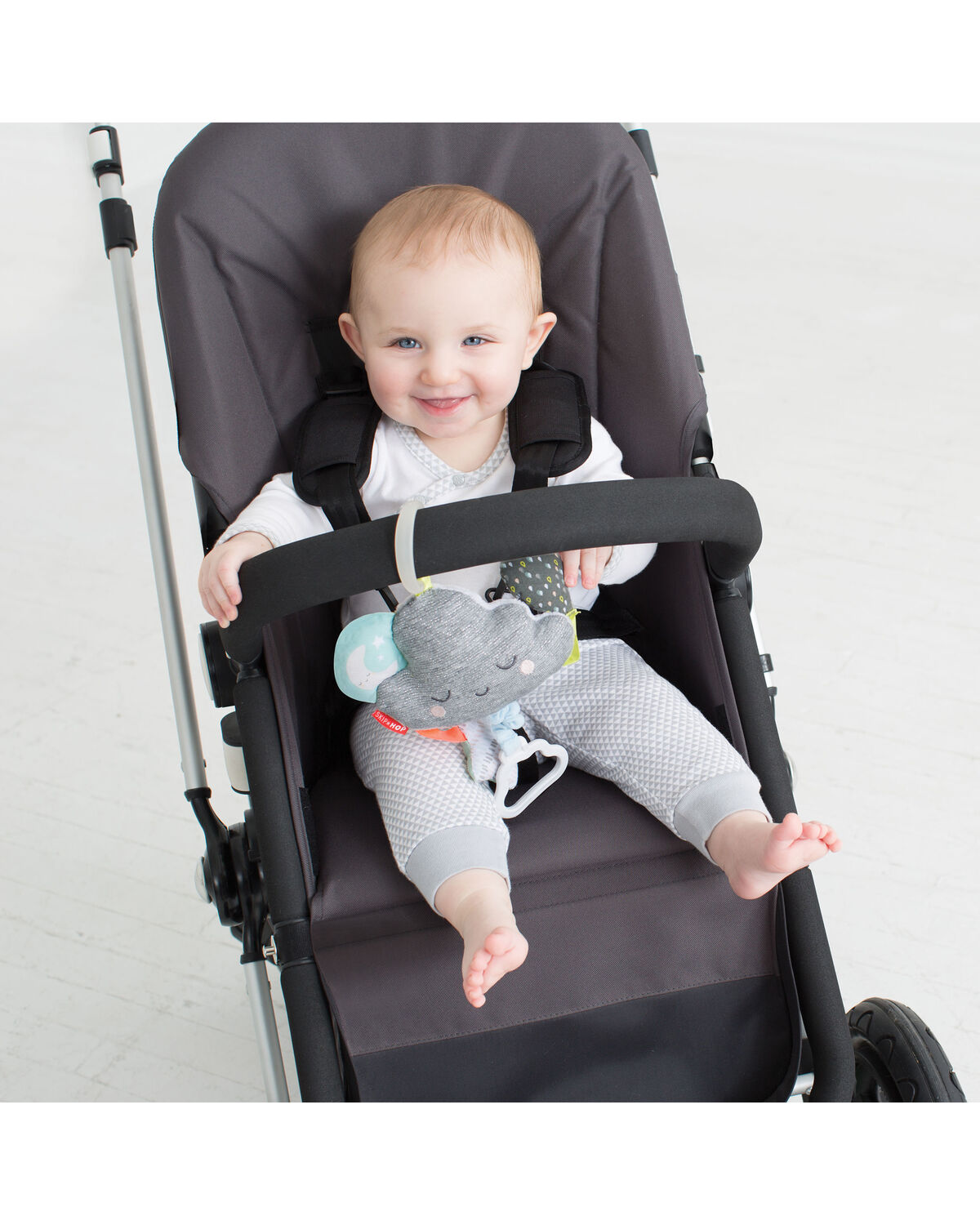 Silver Lining Cloud Jitter Stroller Baby Toy - Image 4