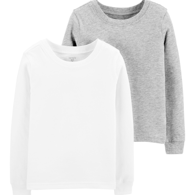 Boys 2-Pack Long-Sleeve Undershirts