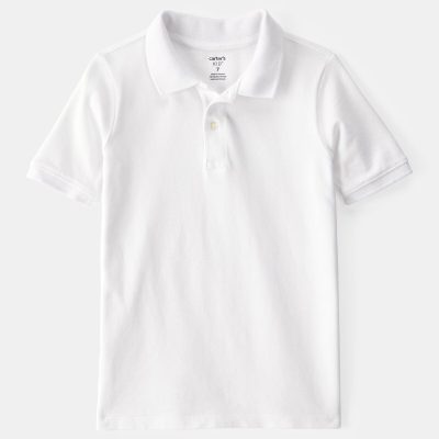Boys Pique Cotton Uniform Polo