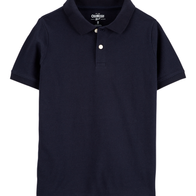 Boys Pique Cotton Uniform Polo