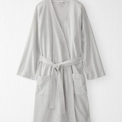 Adult Organic Cotton Jersey Robe
