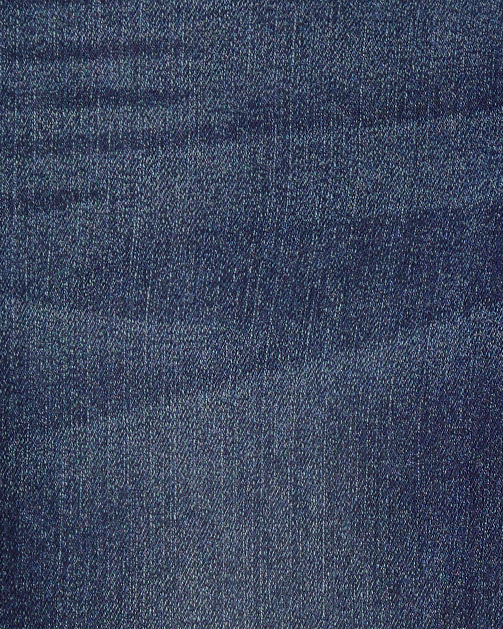 Boys Dark Wash Relaxed-Fit Classic Jeans - Image 4