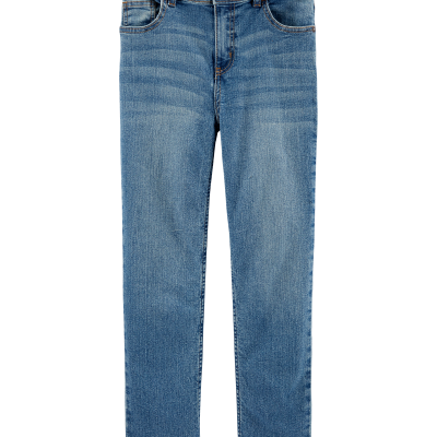 Kid Medium Wash Straight-Leg Jeans