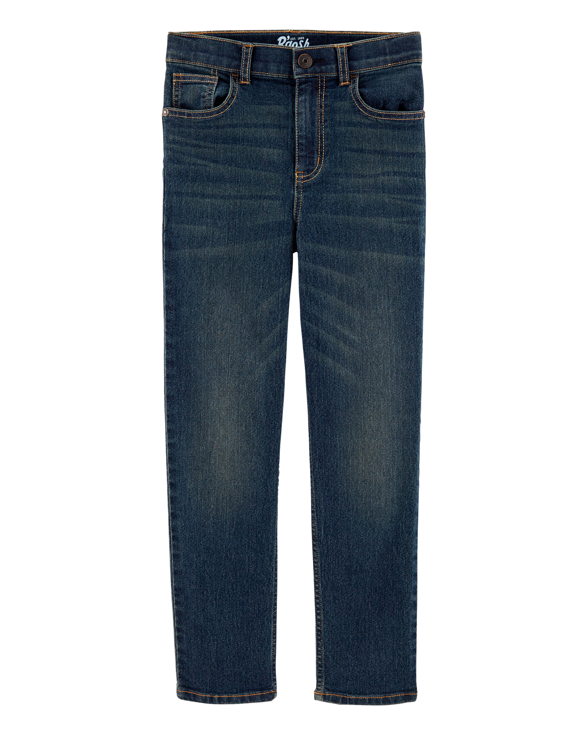 Kid Slim Straight Leg Heritage Wash Jeans