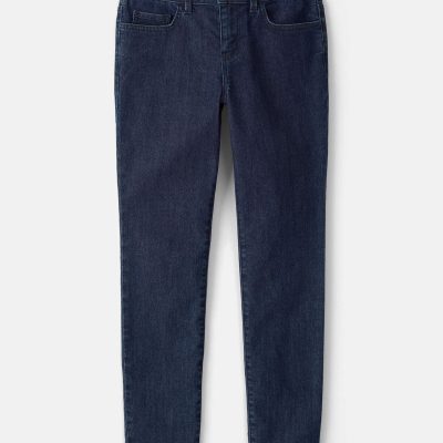 Kid Dark Blue Wash Skinny-Leg Jeans