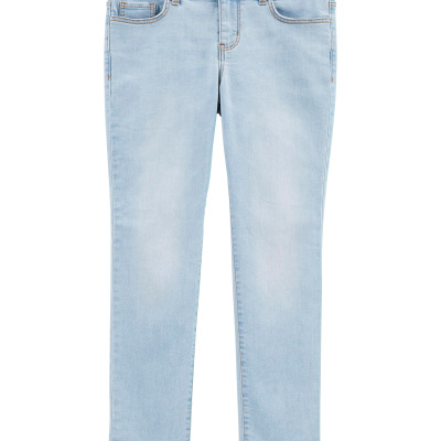 Kid Blue Ice Wash Plus-Fit Skinny-Leg Jeans
