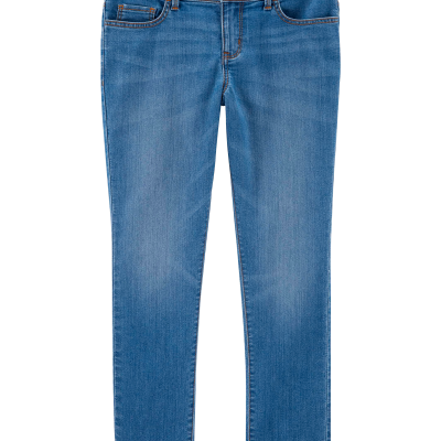 Kid Medium Blue Wash Plus-Fit Skinny-Leg Jeans