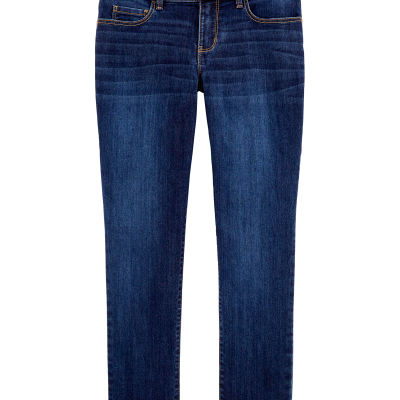 Kid Dark Wash Plus-Fit Skinny-Leg Jeans