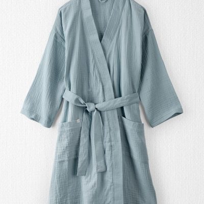 Adult Organic Cotton Gauze Robe