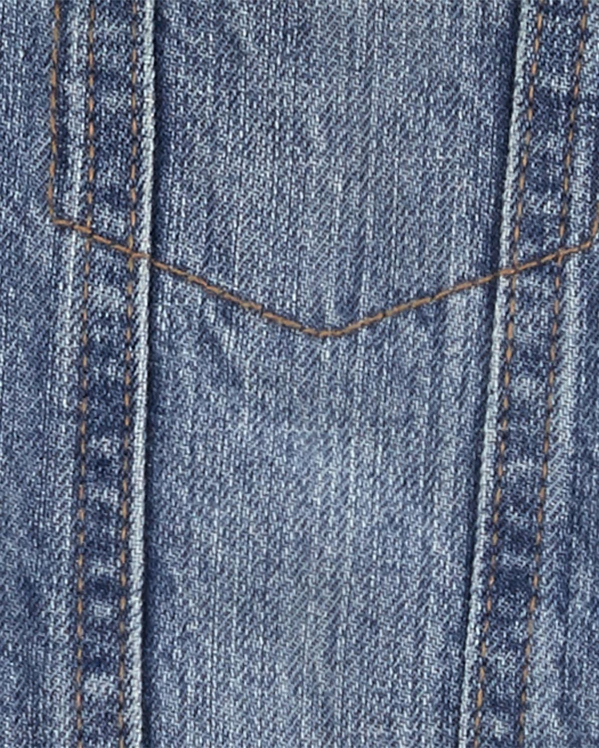 Girls Denim Jacket - Medium Wash - Image 2