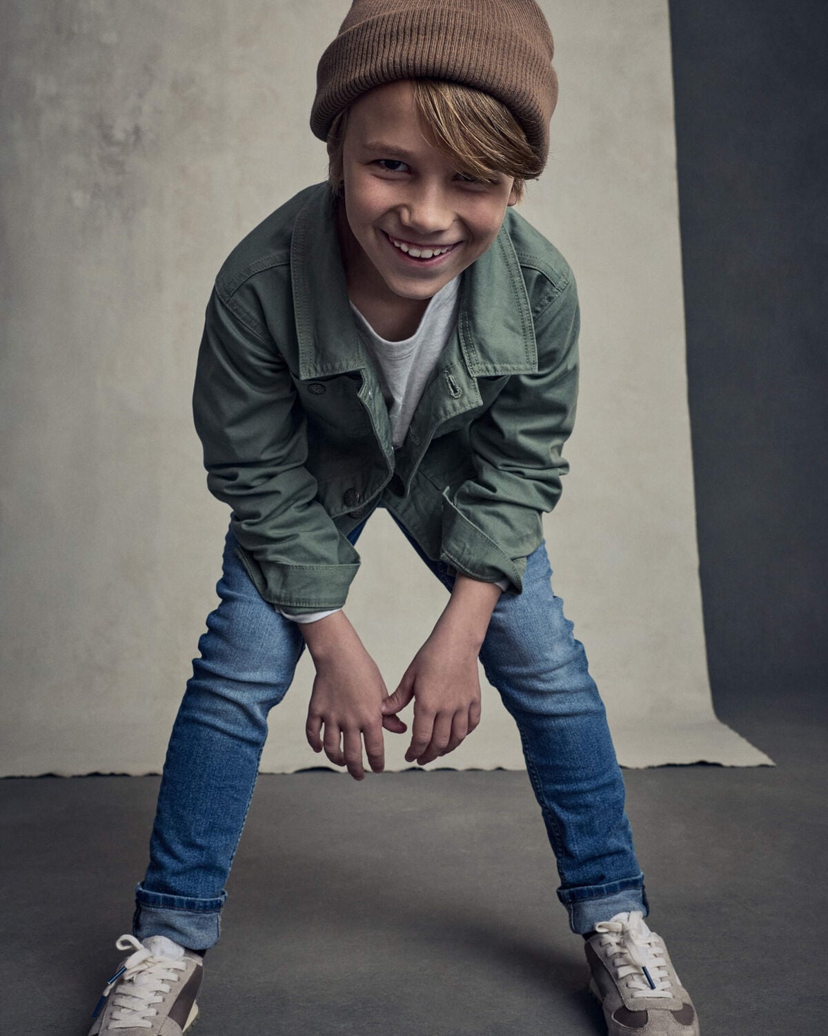 Kid Medium Blue Wash Skinny-Leg Jeans - Image 3