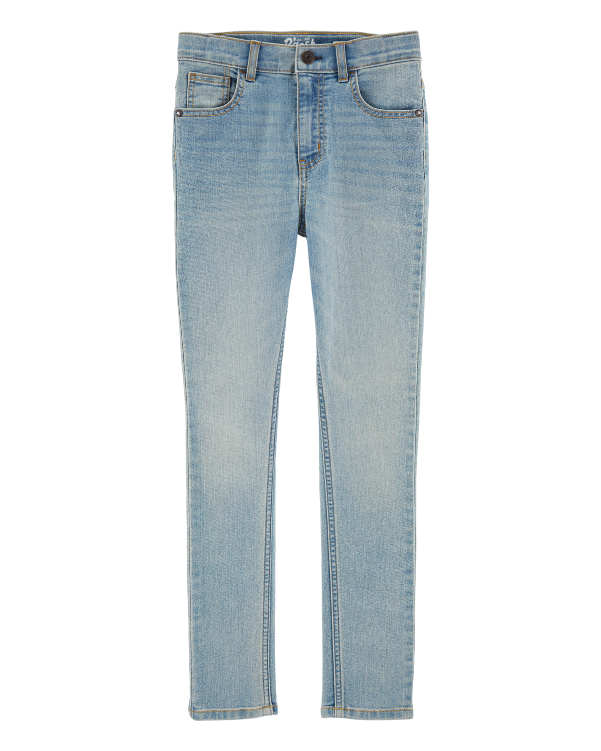 Kid Light Blue Wash Skinny-Leg Jeans